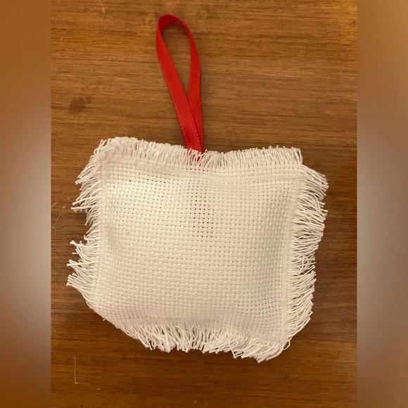 Cross-Stitched Christmas Ornaments‎ Set of 2 - Picture 5 of 5